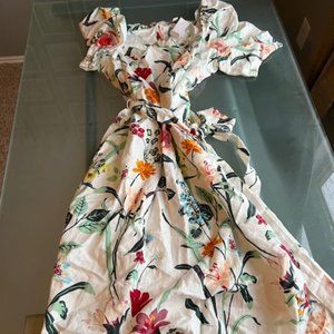 Loft Flowery Dress